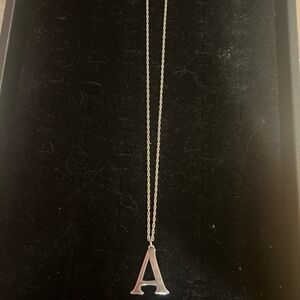 James Avery Necklace (initial necklace A)